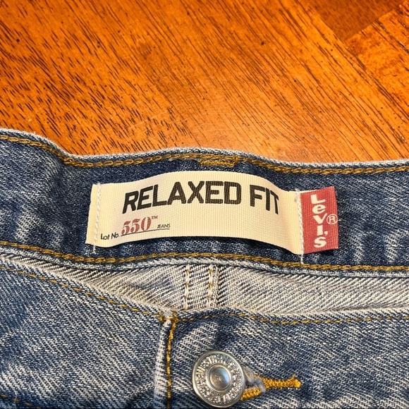 Vintage Levi’s 550 Red Tab Men’s Jeans - Loose Fit Straight Leg 42”x30” - Picture 5 of 9